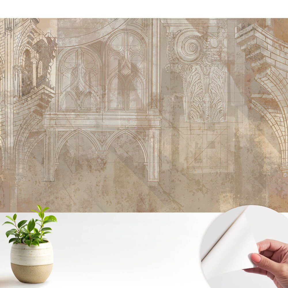 Fototapeta Architektoniczne detale w klasycznej kompozycji