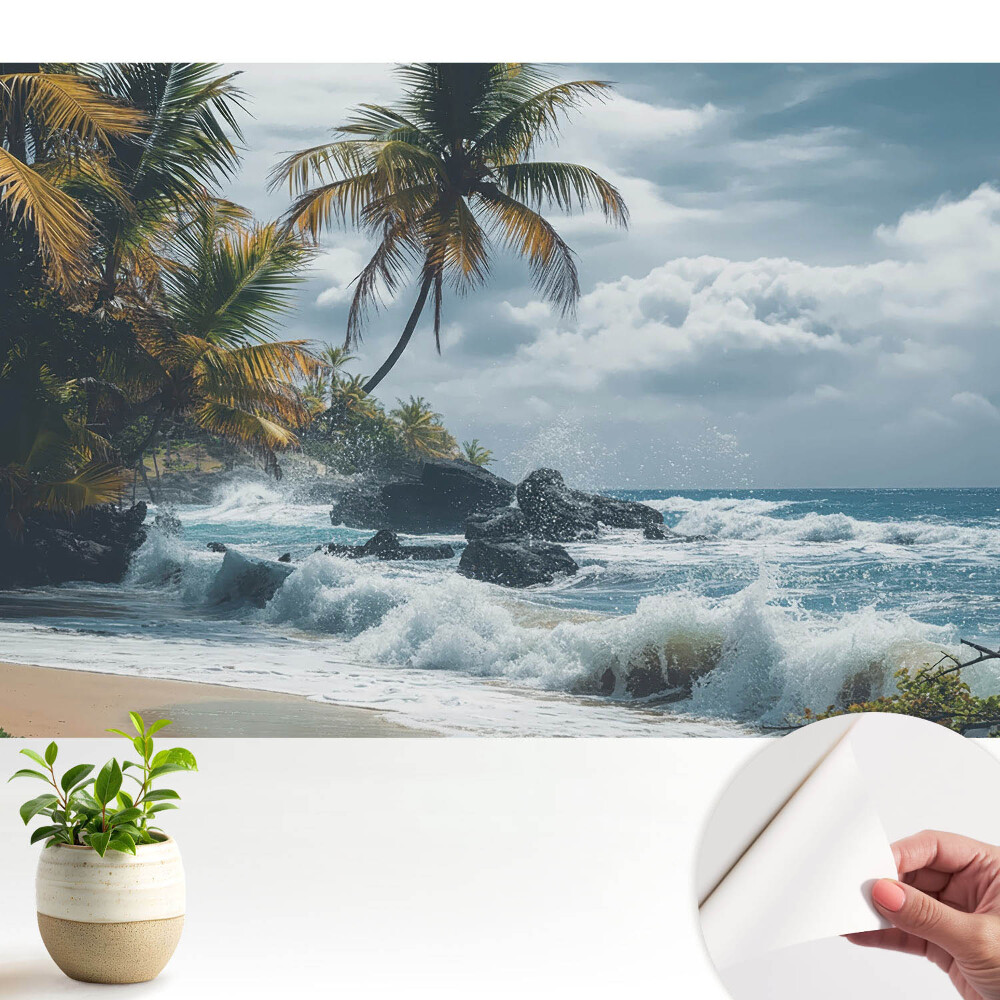 Nowoczesna fototapeta na wymiar Tropikalna sceneria harmonii natury