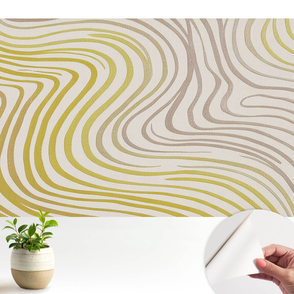 Fototapeta Zmysłowy wzór z falującymi liniami