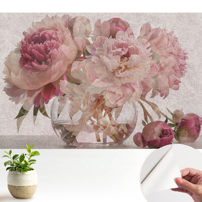 Fototapeta do salonu Romantyczny bukiet piwonii