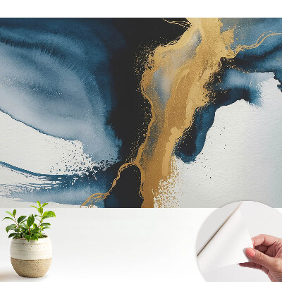 Fototapeta z nadrukiem samoprzylepna Abstrakcyjny strumień kolorów i kontrastów