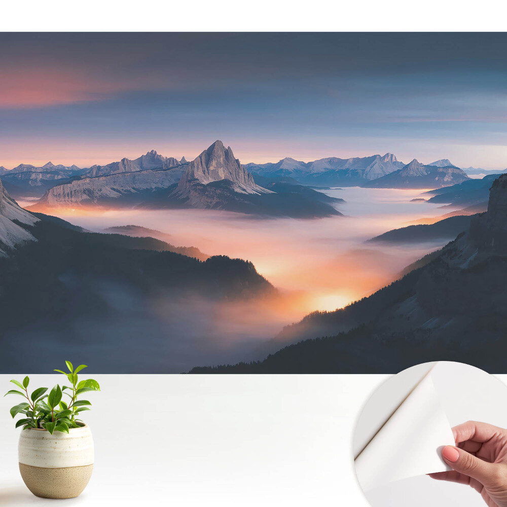 Tapeta fotograficzna samoprzylepna Magia górskiego pejzażu