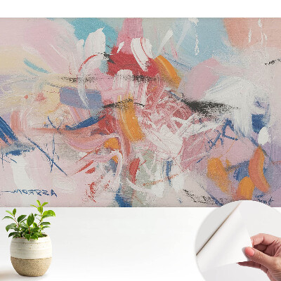 Fototapeta na wymiar do sypialni Kolorowe abstrakcyjne pociągnięcia