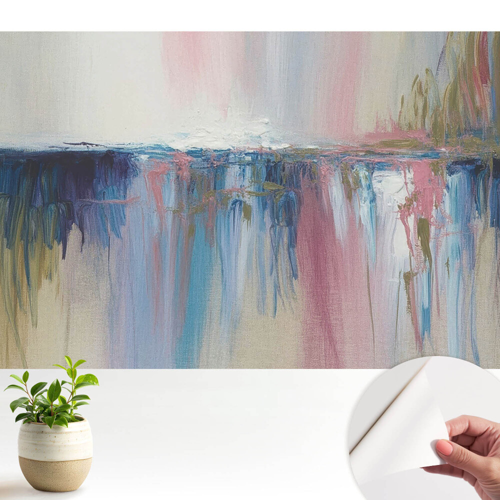 Fototapeta samoprzylepna do salonu Abstrakcyjna mieszanka barw i form