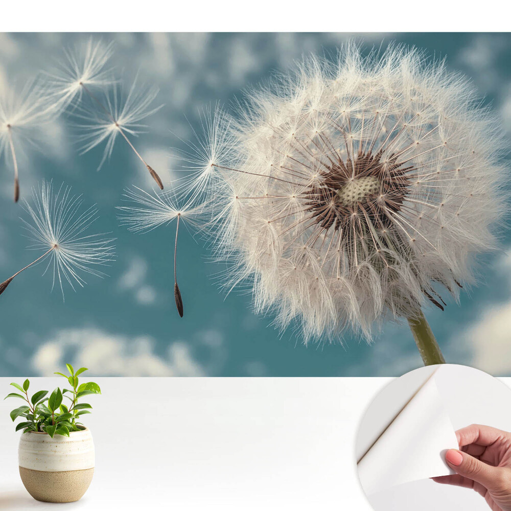 Fototapeta na wymiar do sypialni Dmuchawiec w wietrze