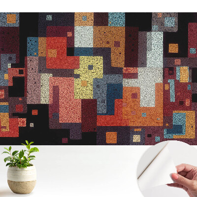 Fototapeta do salonu Kolorowa abstrakcja geometryczna