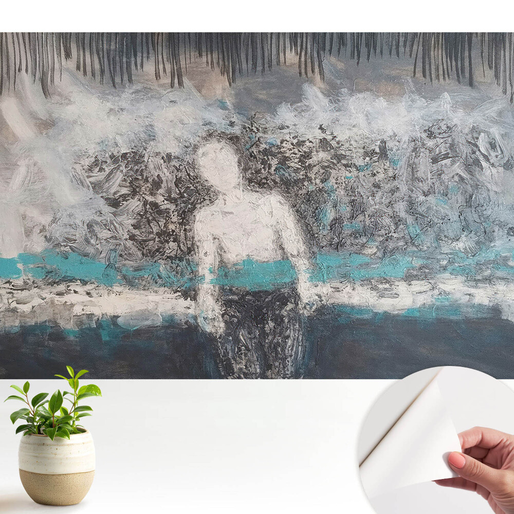 Fototapeta samoprzylepna do salonu Abstrakcyjna postać w chaosie