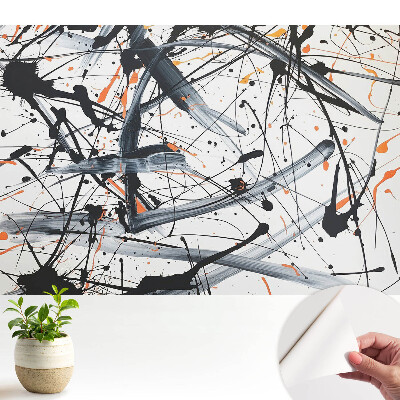 Fototapeta z nadrukiem samoprzylepna Abstrakcyjne dynamiczne linie i rozpryski