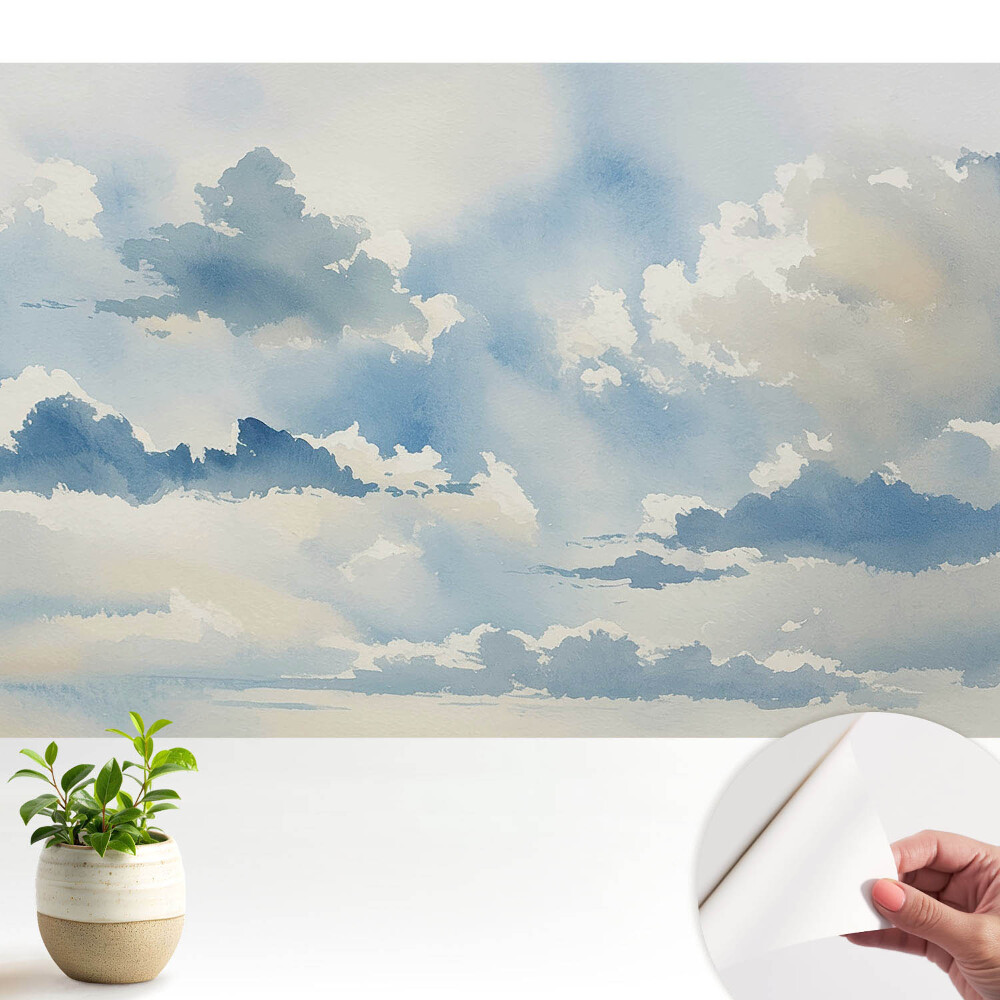 Fototapeta na wymiar do sypialni Malarska harmonia chmur