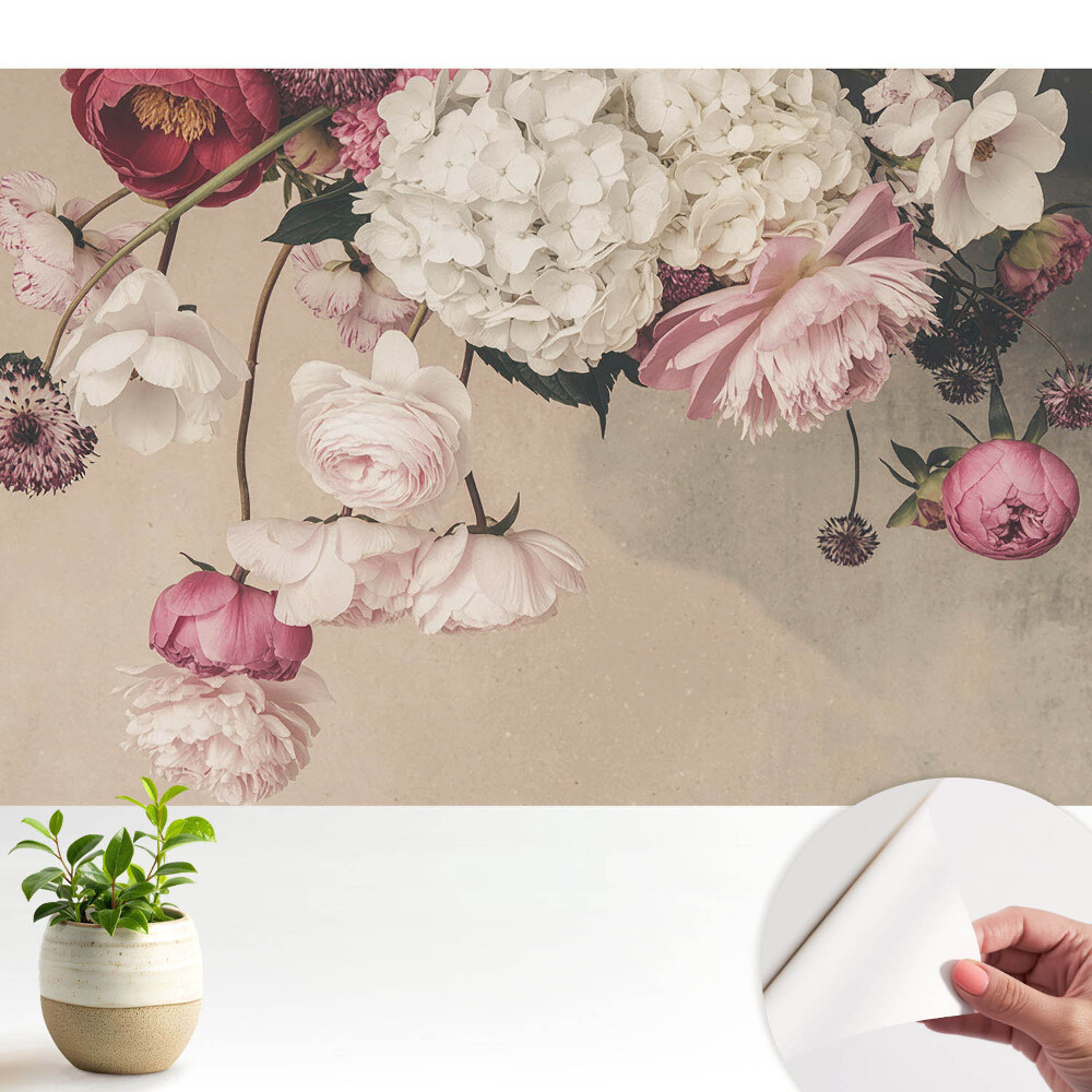 Fototapeta Delikatne kwiaty w romantycznej kompozycji