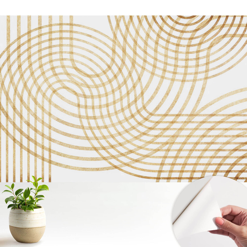 Nowoczesna fototapeta na wymiar Plecionka dynamiczna geometryczna elegancja