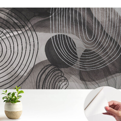 Fototapeta na wymiar do sypialni Geometryczne linie kontrastowe szarości