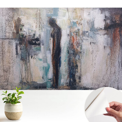 Fototapeta Abstrakcyjna sylwetka w stonowanych barwach