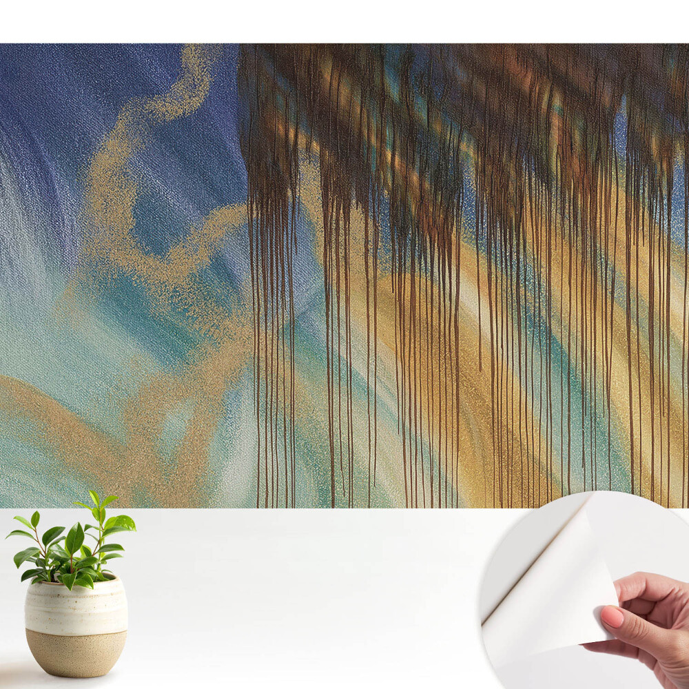 Fototapeta na wymiar do sypialni Kolorowe linie abstrakcyjny wzór