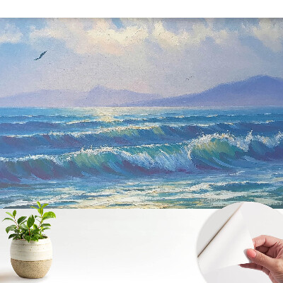 Fototapeta Oceaniczna harmonia fale góry