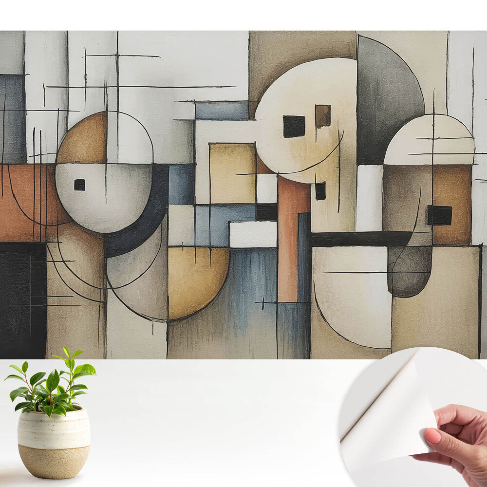 Fototapeta na wymiar do sypialni Abstrakcyjne geometryczne formy