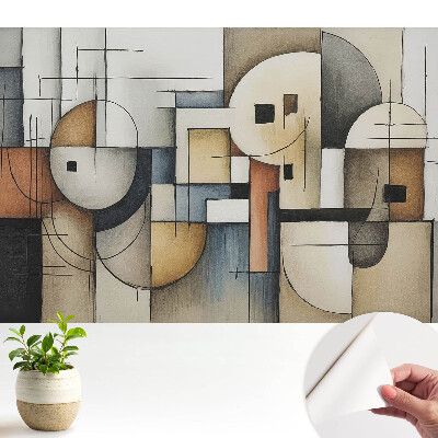 Fototapeta na wymiar do sypialni Abstrakcyjne geometryczne formy