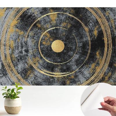 Nowoczesna fototapeta na wymiar Okręgi strukturalne pełne kontrastów