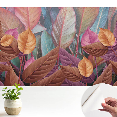 Fototapeta do salonu Kolory liści elegancja harmonijna kompozycja