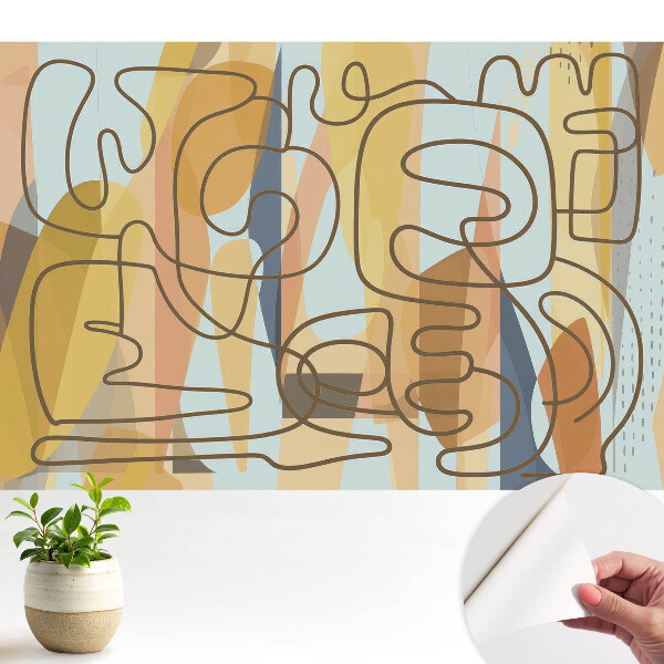 Tapeta fotograficzna samoprzylepna Abstrakcyjne linie i kolory