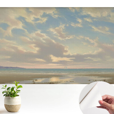 Fototapeta z nadrukiem samoprzylepna Sielankowy nadmorski krajobraz