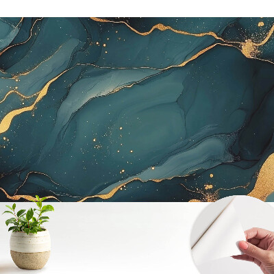 Tapeta fotograficzna samoprzylepna Elegancka abstrakcja w ciemnoniebieskich tonach