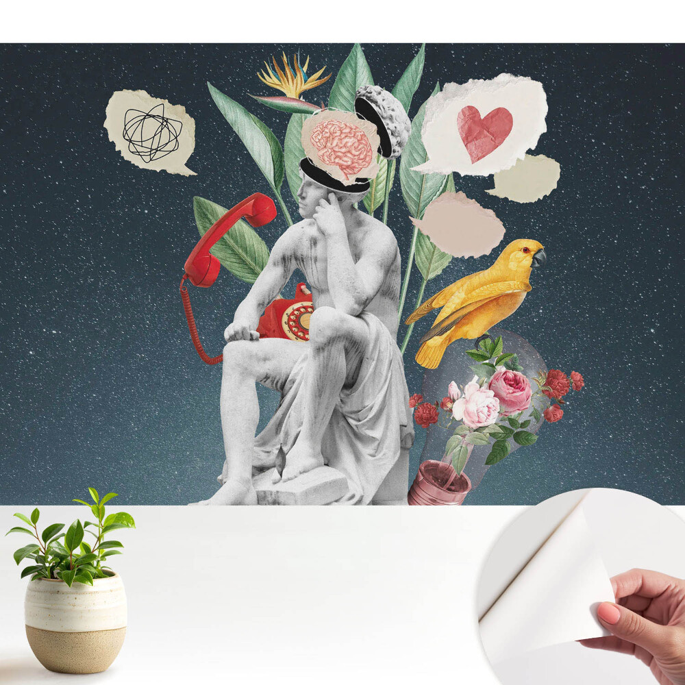 Nowoczesna fototapeta na wymiar Kreatywny kolaż surrealistyczny