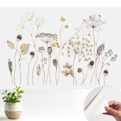 Fototapeta na wymiar do sypialni Suszone rośliny rustykalna kompozycja