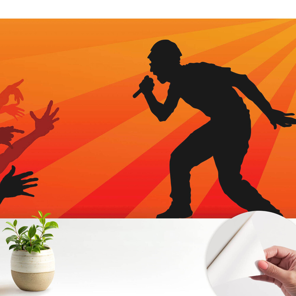 Fototapeta na wymiar do sypialni Energia muzyki i tłumu