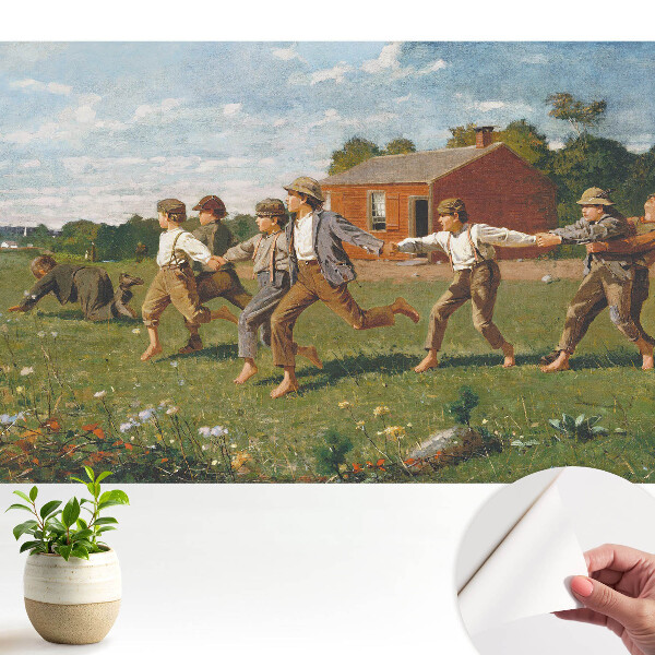 Nowoczesna fototapeta na wymiar Dziecięca zabawa na polanie