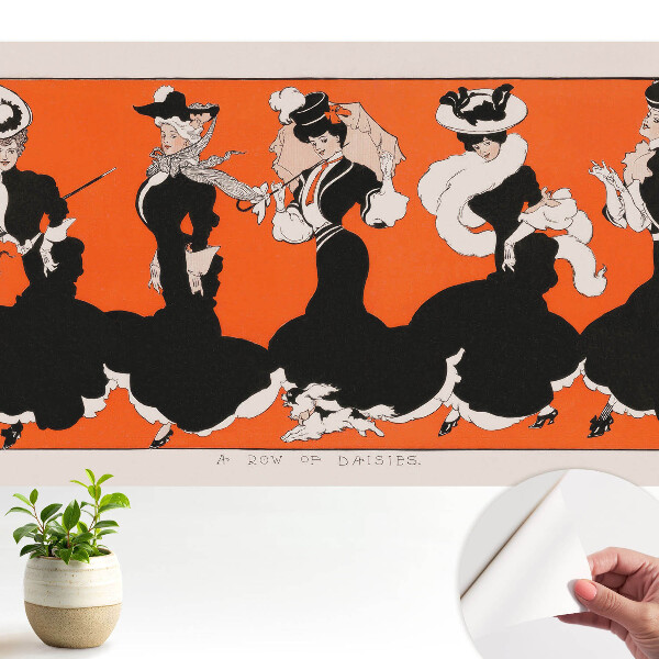 Fototapeta z nadrukiem samoprzylepna Eleganckie sylwetki kobiet