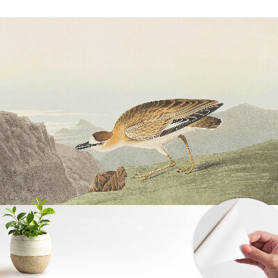 Tapeta fotograficzna samoprzylepna Ptaszek na zboczu góry