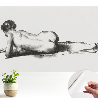 Fototapeta samoprzylepna do salonu Klasyczna elegancja kobiecej sylwetki