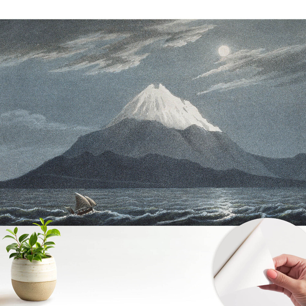 Fototapeta na wymiar do sypialni Nocne góry i morze