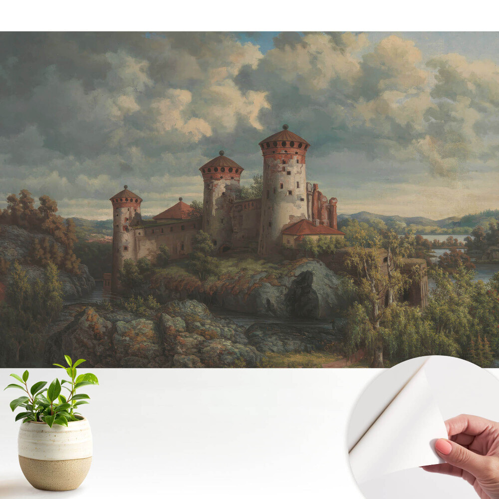 Fototapeta na wymiar do sypialni Zamek wśród natury