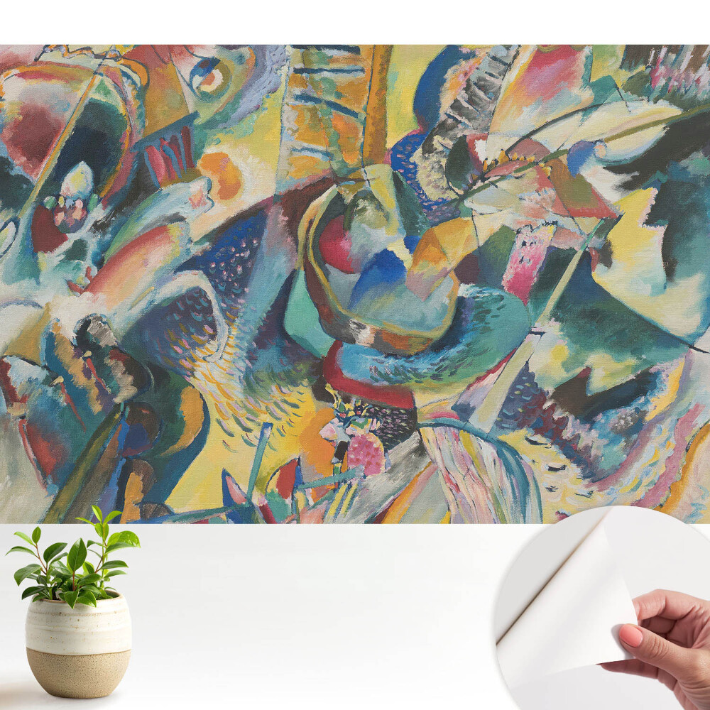 Nowoczesna fototapeta na wymiar Abstrakcyjny chaos kolorów