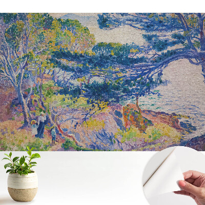 Fototapeta z nadrukiem samoprzylepna Kolorowy krajobraz spokojna harmonia