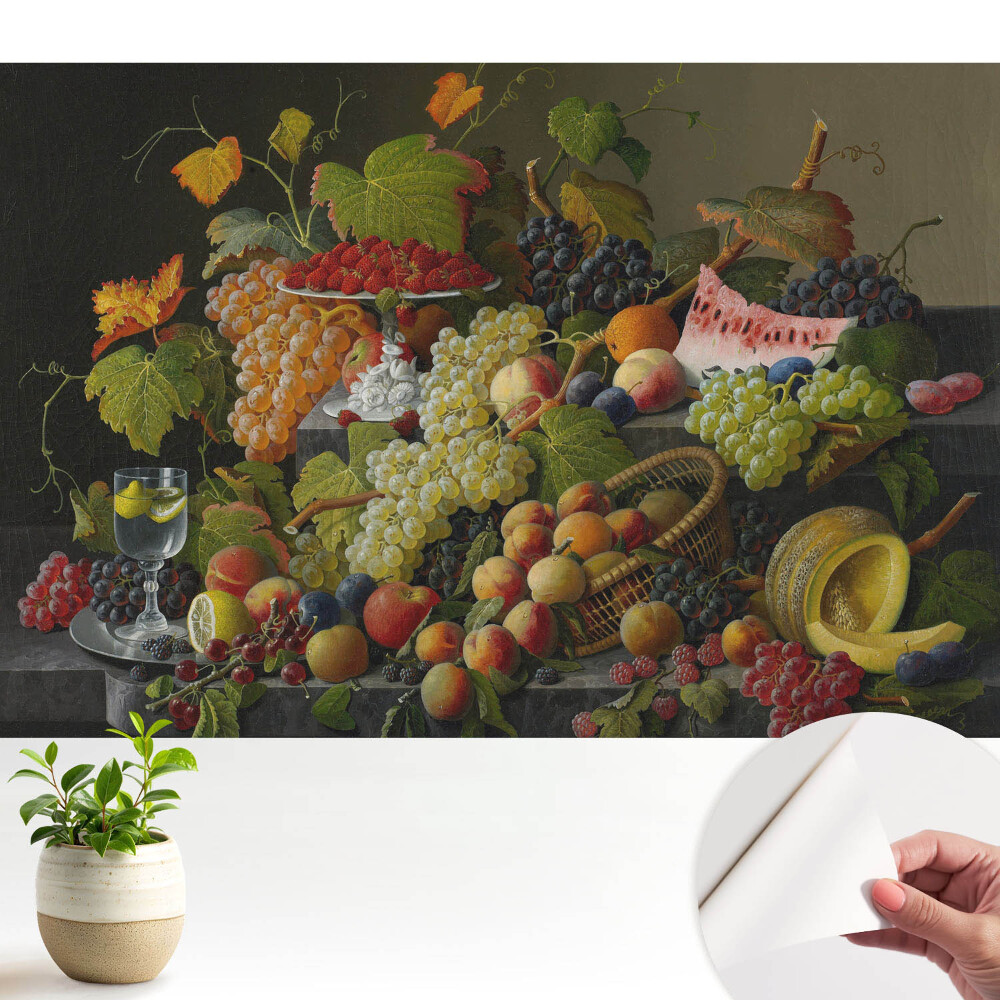 Tapeta fotograficzna samoprzylepna Martwa natura owoce elegancja harmonia