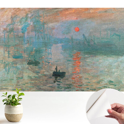 Fototapeta z nadrukiem samoprzylepna Impresjonistyczny port o zachodzie słońca