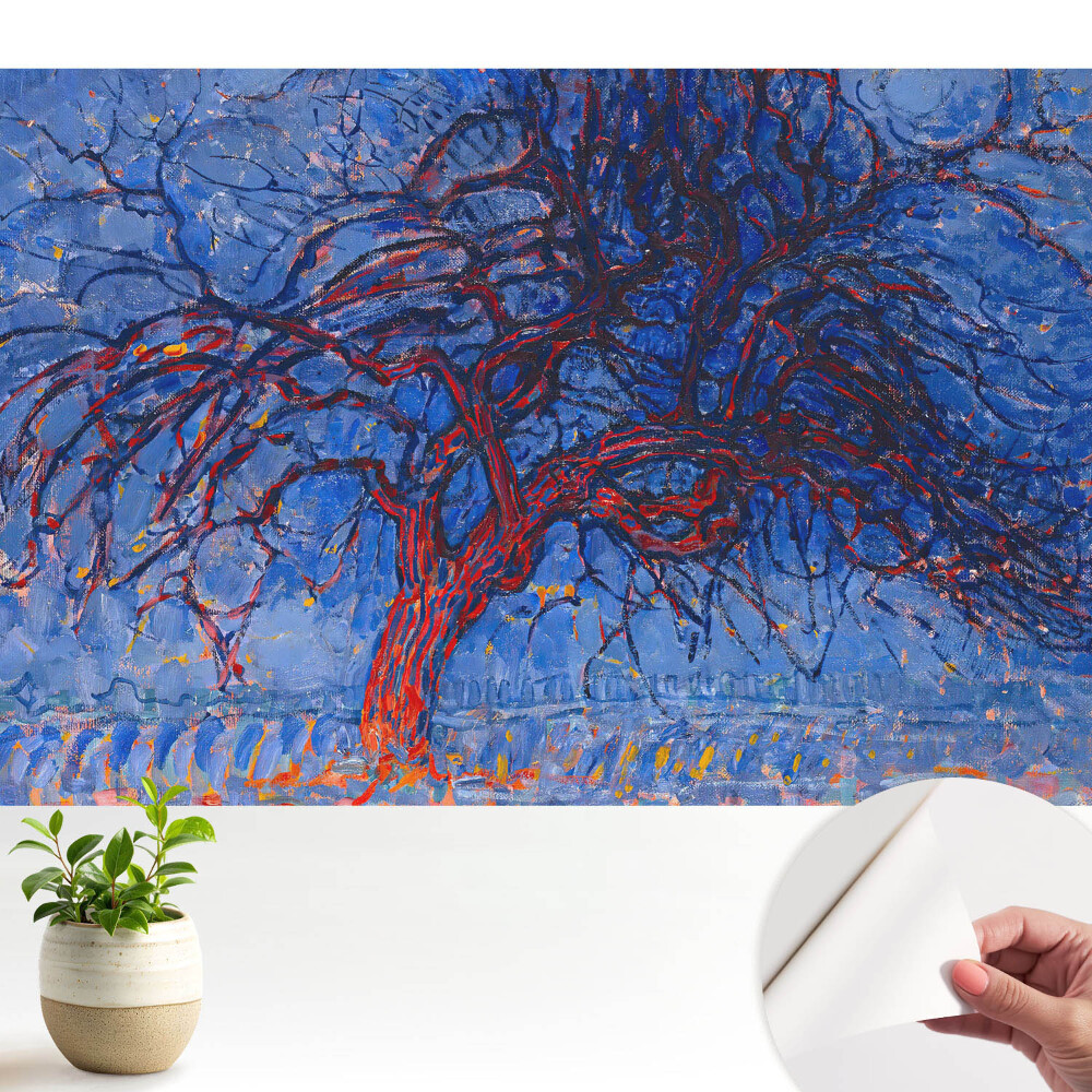 Fototapeta do salonu Ekspresyjna abstrakcja błękitu