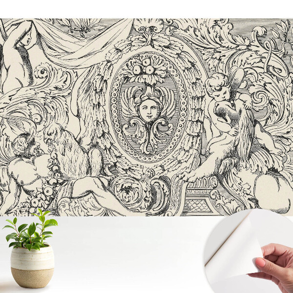 Fototapeta z nadrukiem samoprzylepna Klasyczne ornamentalne motywy