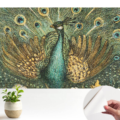 Nowoczesna fototapeta na wymiar Klasyczny paw elegancja natura