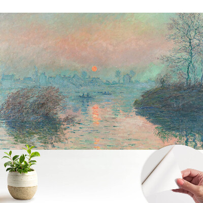 Fototapeta z nadrukiem samoprzylepna Romantyczny pejzaż o zachodzie słońca