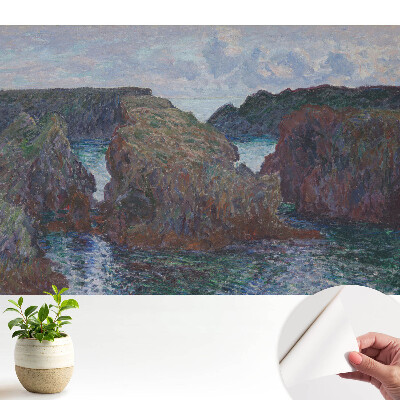 Fototapeta samoprzylepna do salonu Malownicze skalne wybrzeże impresjonizm