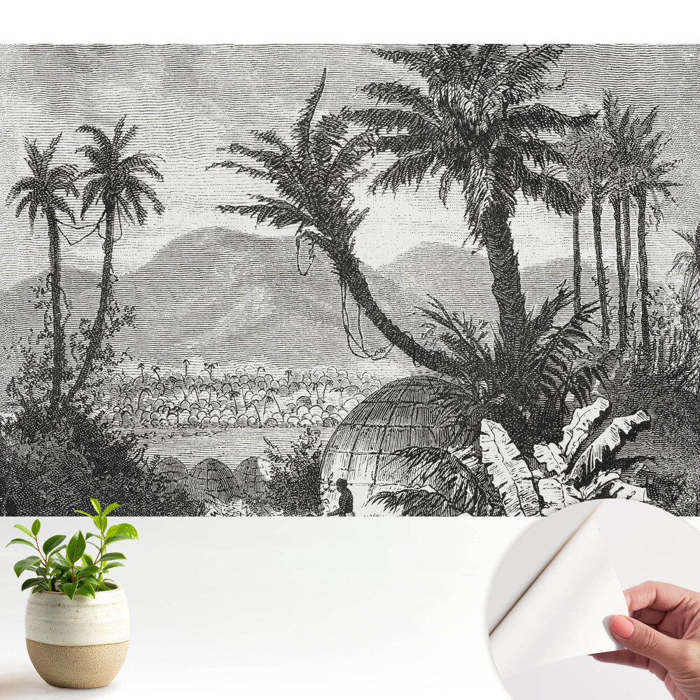 Tapeta fotograficzna samoprzylepna Egzotyczny tropikalny krajobraz