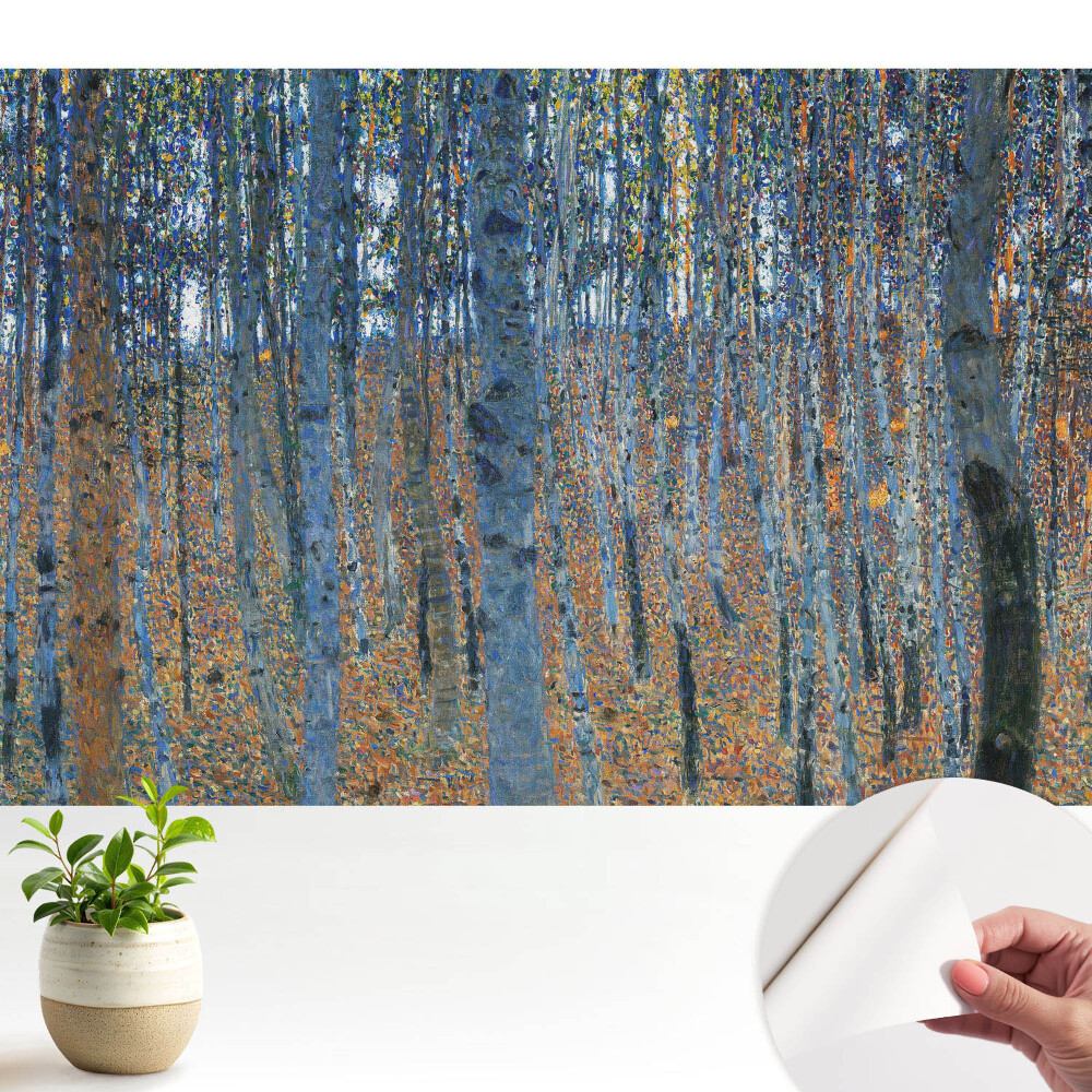 Fototapeta na wymiar do sypialni Mistyka brzóz impresjonizm harmonia