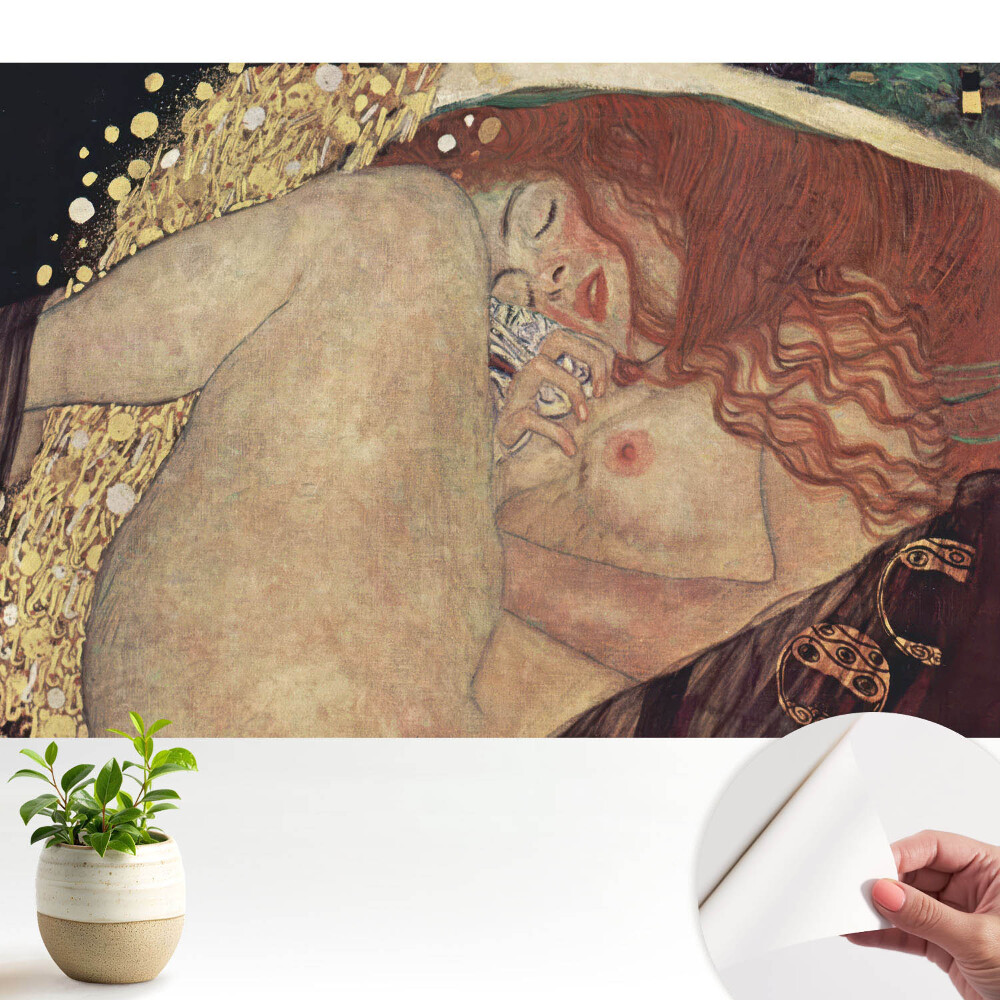 Fototapeta z nadrukiem samoprzylepna Kobieta w secesyjnym stylu