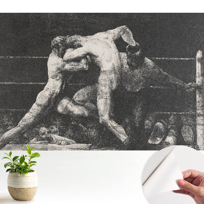 Nowoczesna fototapeta na wymiar Bokserska rywalizacja pełna emocji