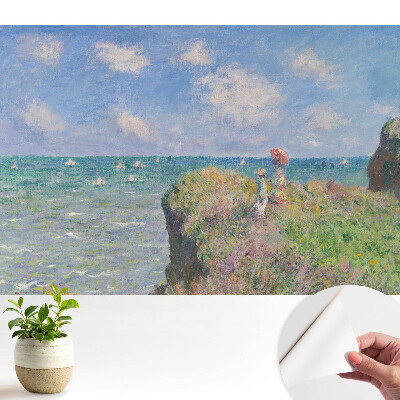 Fototapeta samoprzylepna do salonu Impresjonistyczny pejzaż klify morze