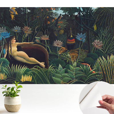 Fototapeta z nadrukiem samoprzylepna Tajemnicza egzotyka dżungli